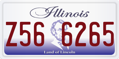 IL license plate Z566265