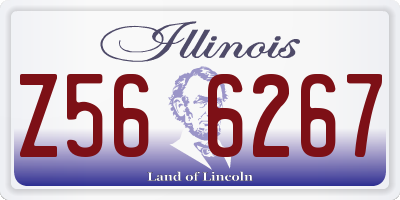 IL license plate Z566267