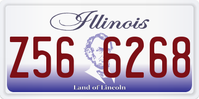 IL license plate Z566268