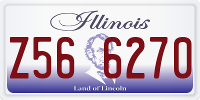 IL license plate Z566270