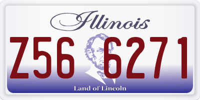 IL license plate Z566271