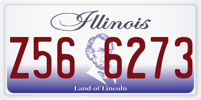 IL license plate Z566273