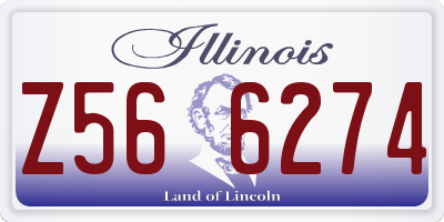 IL license plate Z566274