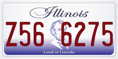IL license plate Z566275