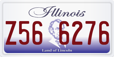 IL license plate Z566276