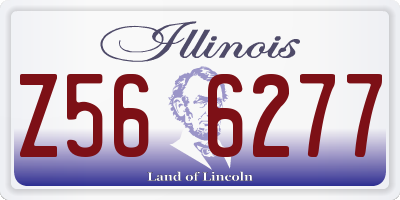IL license plate Z566277