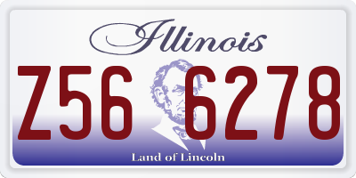 IL license plate Z566278