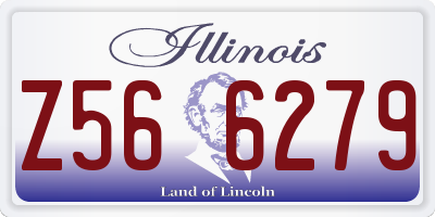 IL license plate Z566279