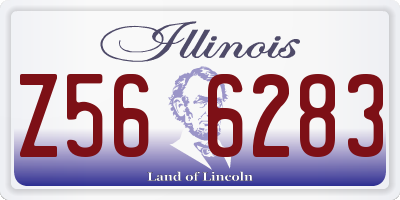 IL license plate Z566283