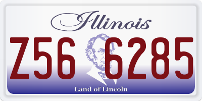 IL license plate Z566285