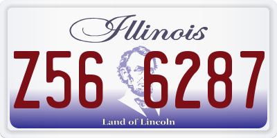 IL license plate Z566287