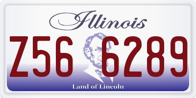 IL license plate Z566289