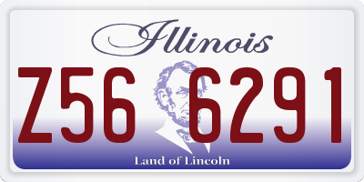 IL license plate Z566291
