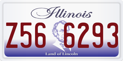 IL license plate Z566293
