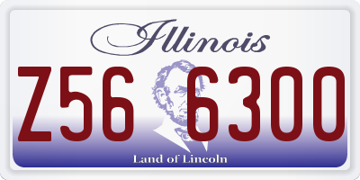 IL license plate Z566300