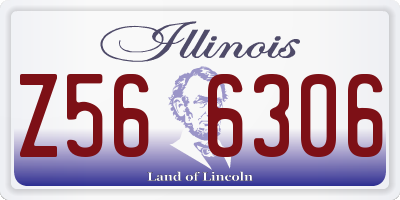 IL license plate Z566306