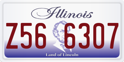IL license plate Z566307