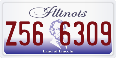 IL license plate Z566309