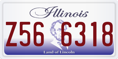 IL license plate Z566318