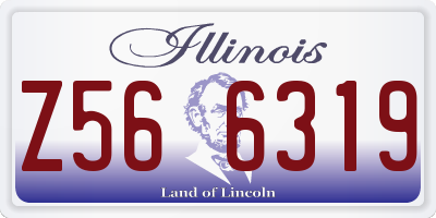 IL license plate Z566319