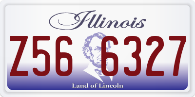IL license plate Z566327
