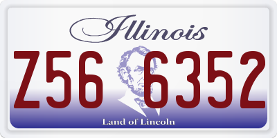 IL license plate Z566352