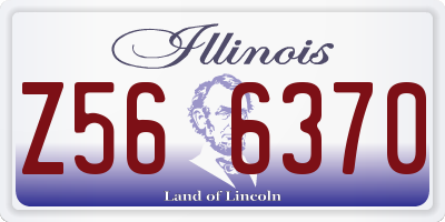 IL license plate Z566370
