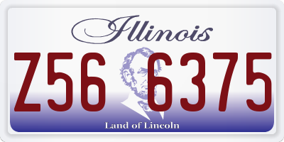 IL license plate Z566375
