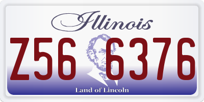 IL license plate Z566376