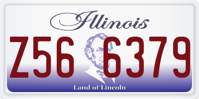 IL license plate Z566379