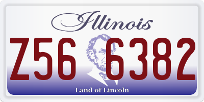IL license plate Z566382