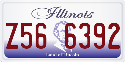 IL license plate Z566392