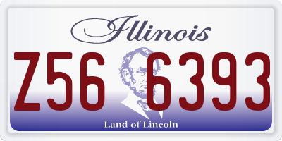 IL license plate Z566393