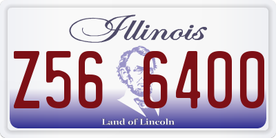 IL license plate Z566400