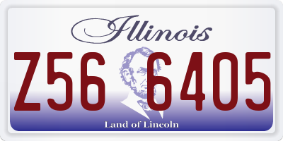 IL license plate Z566405
