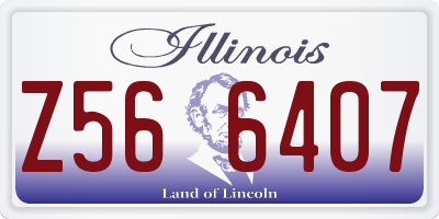 IL license plate Z566407