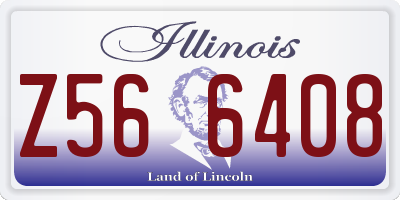 IL license plate Z566408