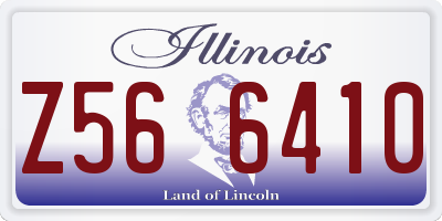 IL license plate Z566410