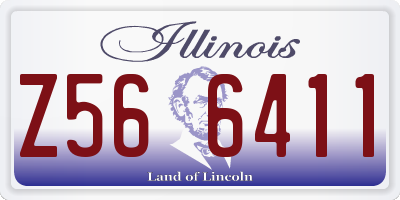 IL license plate Z566411