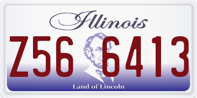 IL license plate Z566413