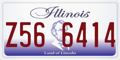 IL license plate Z566414