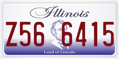 IL license plate Z566415