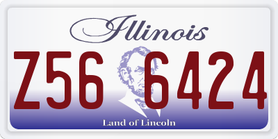 IL license plate Z566424