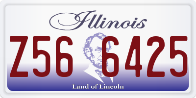IL license plate Z566425