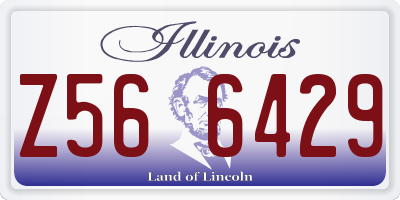 IL license plate Z566429