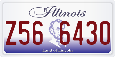 IL license plate Z566430
