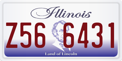 IL license plate Z566431