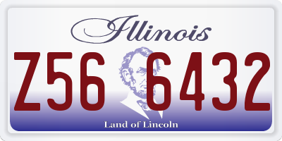 IL license plate Z566432