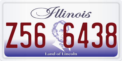 IL license plate Z566438