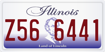 IL license plate Z566441